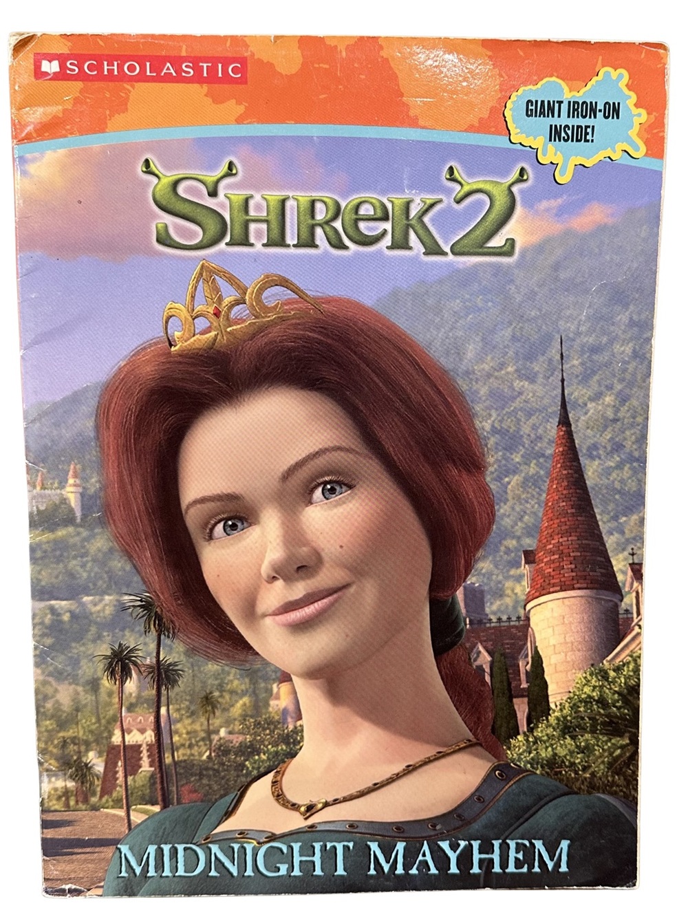 Rare VTG 2004 Scholastic Shrek 2 Midnight Mayhem Coloring Activity Book Fiona